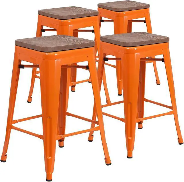 Alt view image 9 of 15 - 2 Pk. Contemporary Gray Vinyl Bucket Seat Adjustable Height Barstool with Chrome Base