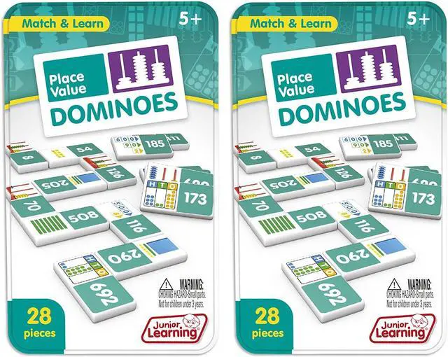 Alt view image 2 of 5 - JUNIOR LEARNING (2 EA) PLACE VALUE DOMINOES
