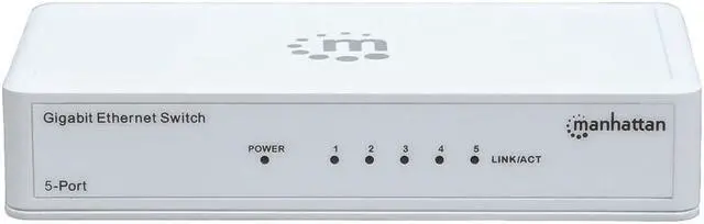Alt view image 12 of 13 - MANHATTAN 560696 Gigabit Ethernet Switch ,5 Port