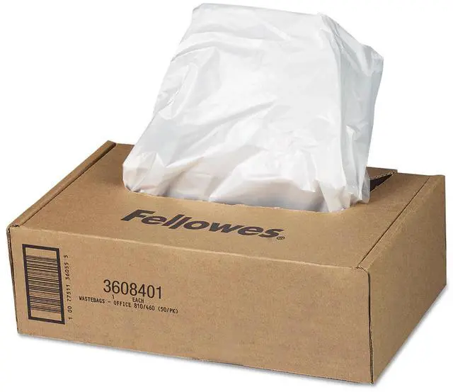 Alt view image 9 of 10 - Fellowes AutoMax Shredder Waste Bags 16-20 gal 50/CT 3608401