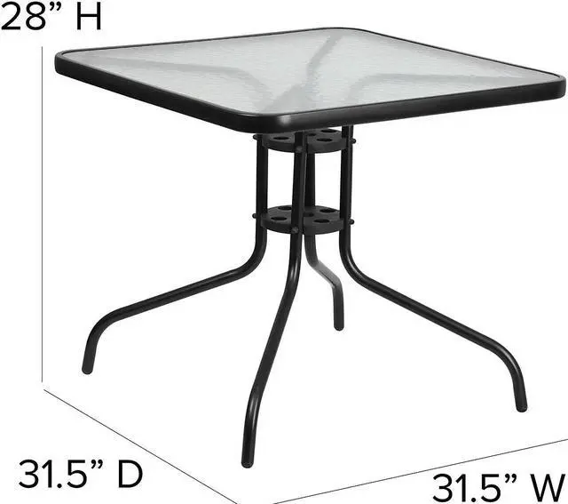 Alt view image 12 of 16 - Flash Furniture 24'' Round Silver Metal Indoor-Outdoor bar Height Table