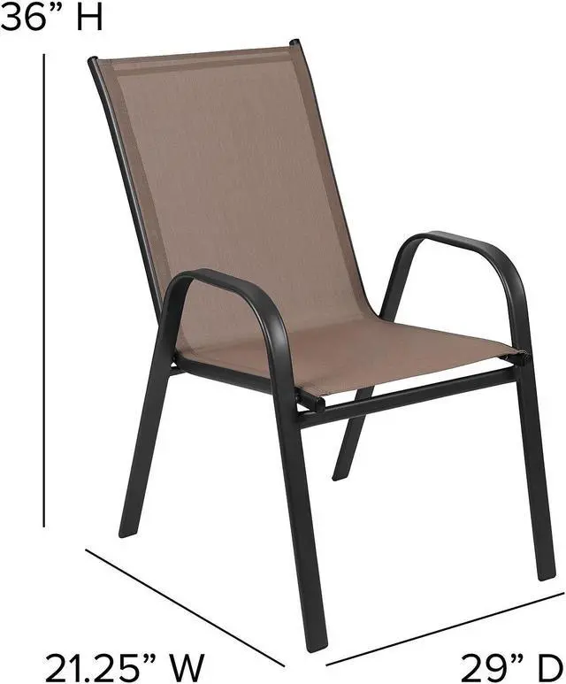 Alt view image 13 of 16 - Flash Furniture 24'' Round Silver Metal Indoor-Outdoor bar Height Table