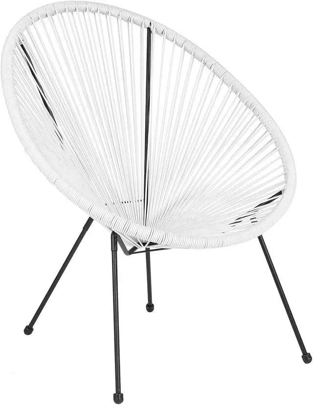 Alt view image 20 of 20 - Valencia Oval Comfort Series Take Ten Red Rattan Lounge Chair