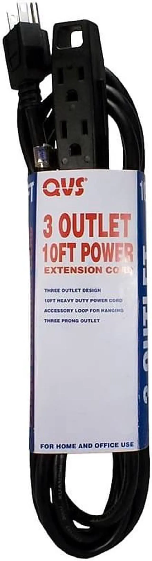 Alt view image 8 of 10 - QVS PC3PX-25 25FT POWER EXTENSION CORD