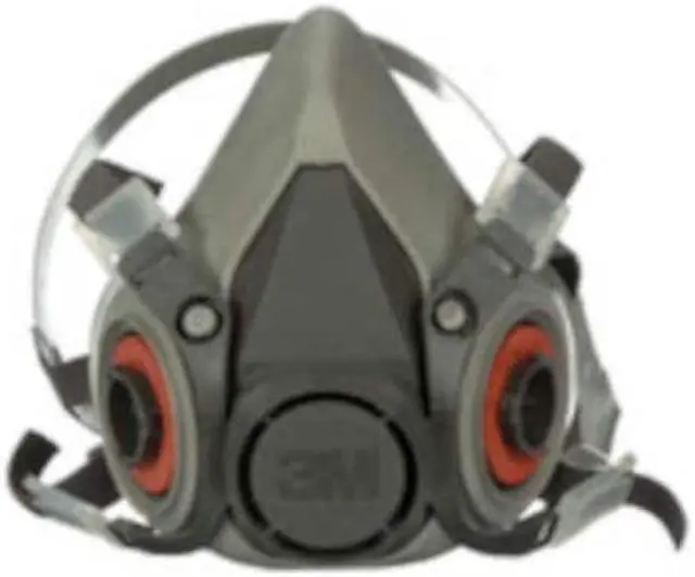 Alt view image 8 of 12 - 3M Half Facepiece Reusable Respirator 6200, Gases, Vapors, Dust, Paint, Cleaning, Grinding, Sawing, Sanding, Welding, Medium