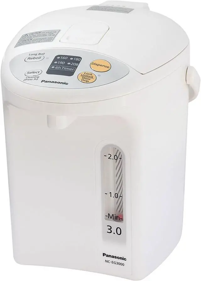 Alt view image 9 of 14 - Panasonic 3.0l Electric Thermo Pot With Slow-drip Coffee Feature