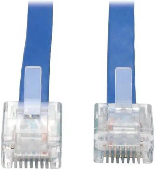 Alt view image 4 of 10 - Tripp Lite Cisco Console Replacement Rollover Cable (M/M ), RJ45, 32AWG,  6' (N205-006-BL-FCR)