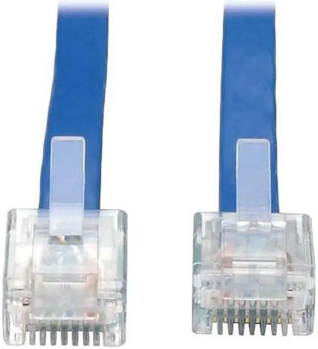 Alt view image 8 of 12 - Tripp Lite Cisco Console Replacement Rollover Cable (M/M), RJ45, 32AWG, 10' (N205-010-BL-FCR)