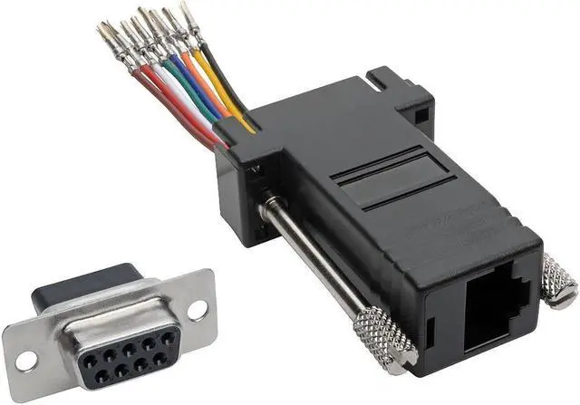 Alt view image 13 of 15 - Tripp Lite DB9 to RJ45 Modular Serial Adapter (F/F), RS-232, RS-422, RS-485 (P440-89FF)