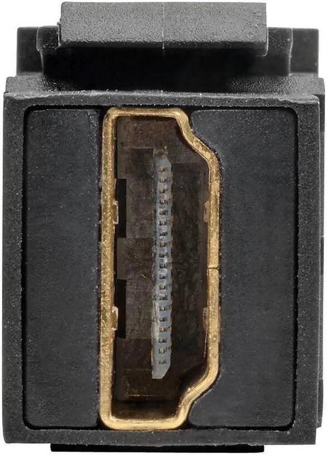 Alt view image 16 of 18 - TRIPP LITE P164-000-KP-BK HDMI Coupler Keystone Panel Mount All-in-One F/F Black