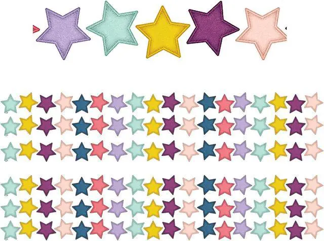 Main image of Teacher Created Resources Oh Happy Day Die-Cut Border 2.75" x 210' Stars (TCR9089-6)