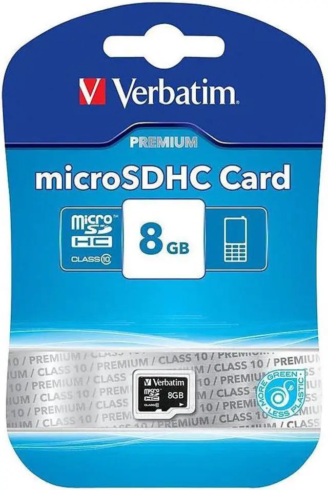 Alt view image 15 of 17 - Verbatim 8GB Premium microSDHC UHS-I Class 10 Memory Card with Adapter