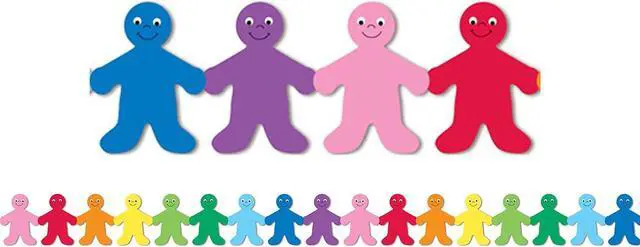 Alt view image 2 of 3 - Hygloss Rainbow Kids Mighty Brights Border 36 Feet Per Pack 6 Packs (HYG33606-6)