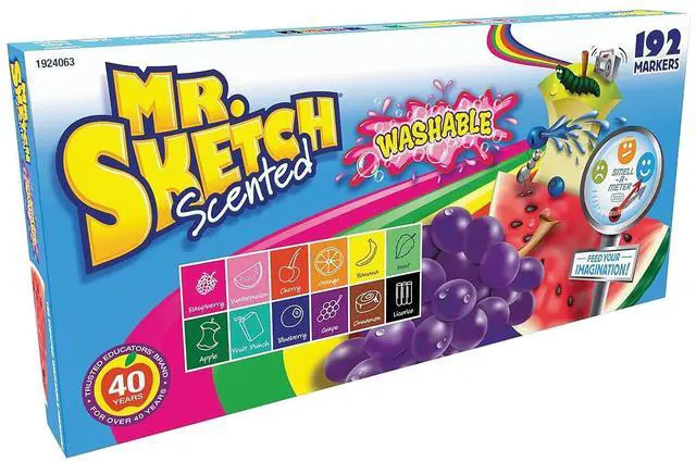 Alt view image 8 of 8 - Sanford - 1924063 - Washable Markers, Chisel, Assorted Colors, 192/Set