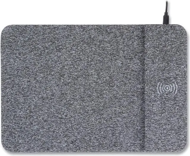 Alt view image 17 of 20 - Allsop Powertrack Wireless Charging Mouse Pad 13 x 8.75 Gray 32192