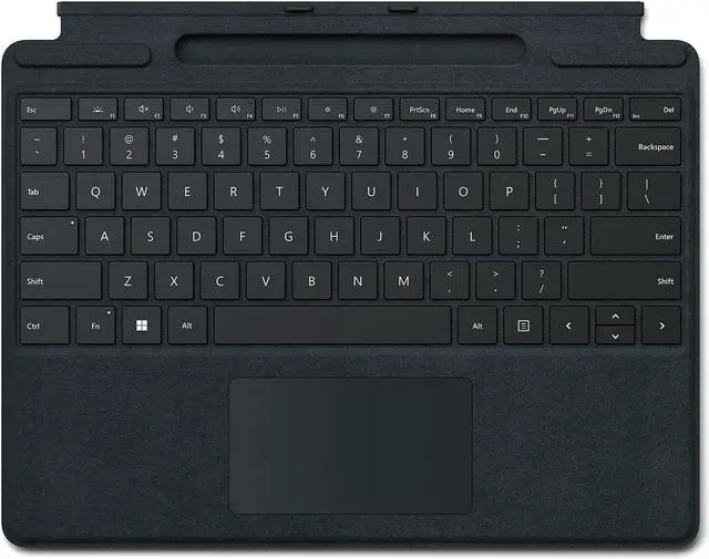 Alt view image 8 of 13 - Microsoft 8XA-00001 Surface Pro Signature Keyboard Black