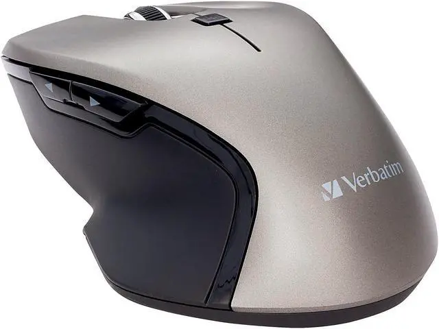 Alt view image 19 of 20 - Verbatim USB-C Wireless Blue LED Mouse Graphite 70245