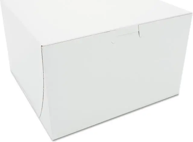 Main image of SCT Tuck-Top Bakery Boxes Paperboard White 8 x 8 x 5 09455
