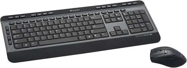 Alt view image 16 of 20 - Verbatim 99788 Wireless Keyboard & 6Button Mouse Combo Black Hot Keys