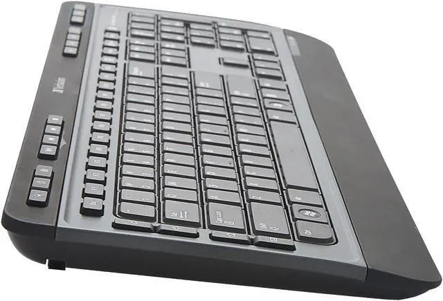 Alt view image 17 of 20 - Verbatim 99788 Wireless Keyboard & 6Button Mouse Combo Black Hot Keys