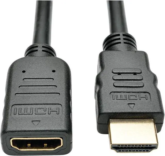 Alt view image 8 of 9 - Tripp Lite High-Speed HDMI Extension Cable with Ethernet and Digital Video with Audio, Ultra HD 4K x 2K (M/F), 6 ft. (P569-006-MF)