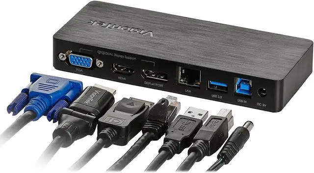 Alt view image 16 of 20 - VISIONTEK 901147 VT1000 Dual DisplayUSB3.0 Dock