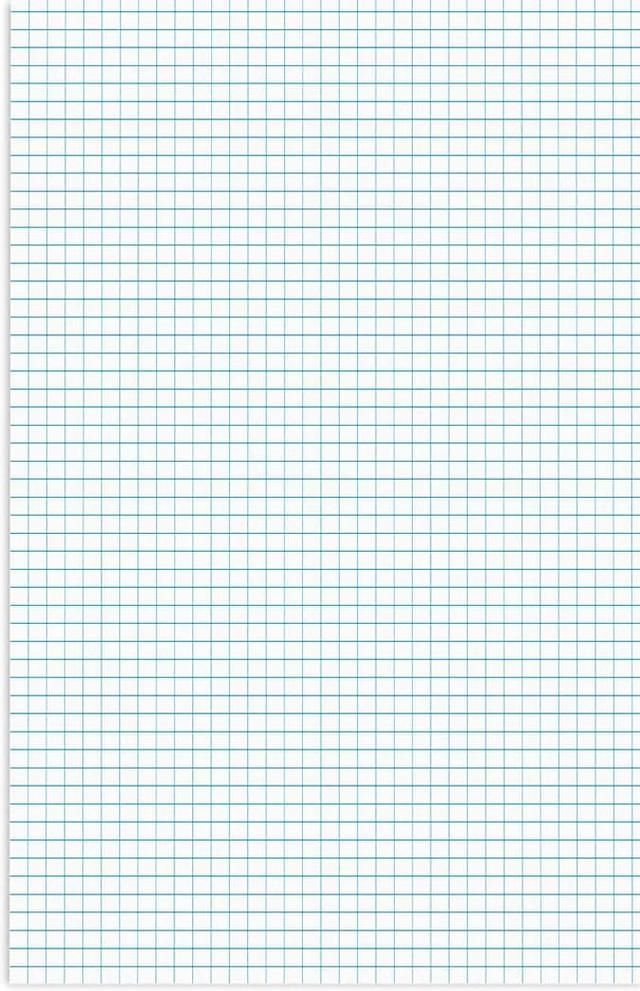  300 Sheets 8.5 x 11 Inches Double Sided Graph Paper Pad 1/2  Inches Blue Quad Ruled Grid Paper for Drawing Writing Graphing Drafting  Supplies : Office Products