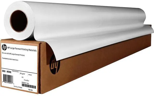 Alt view image 2 of 4 - HP Banner Paper - 35.98 x 75.13 ft - 133 g/mÃ‚Â² - Matte - 2 Pack"