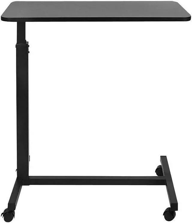 Alt view image 7 of 13 - Mount-It! Overbed Table with Wheels | Flat Rolling Bed Side Tray Table for Medical or in-Home Use | Locking Casters