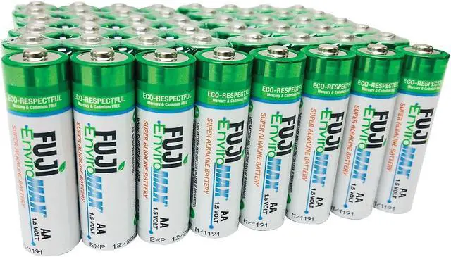 Alt view image 2 of 3 - FUJI ENVIROMAX 4300SP48 EnviroMax AA Super Alkaline Batteries (48 pack)