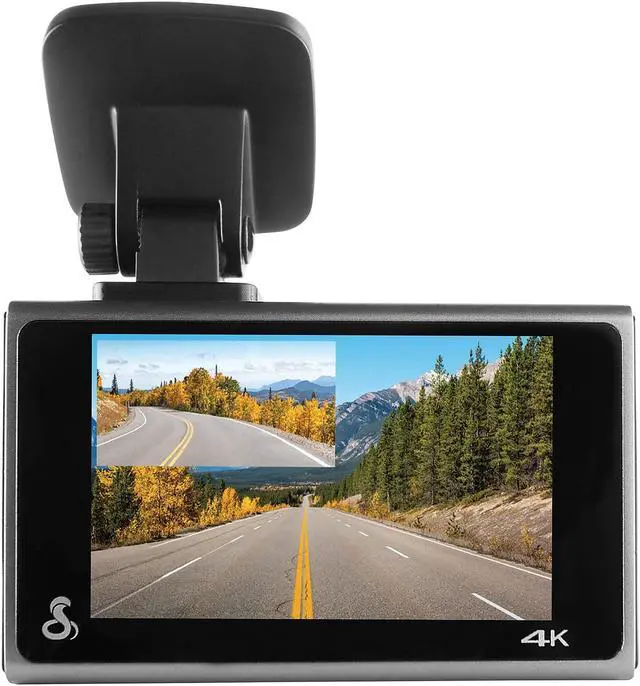 Alt view image 18 of 20 - Cobra SC 400D Dual-View Smart Dash Cam with Rear-View Accessory Cam 6412686 - Black