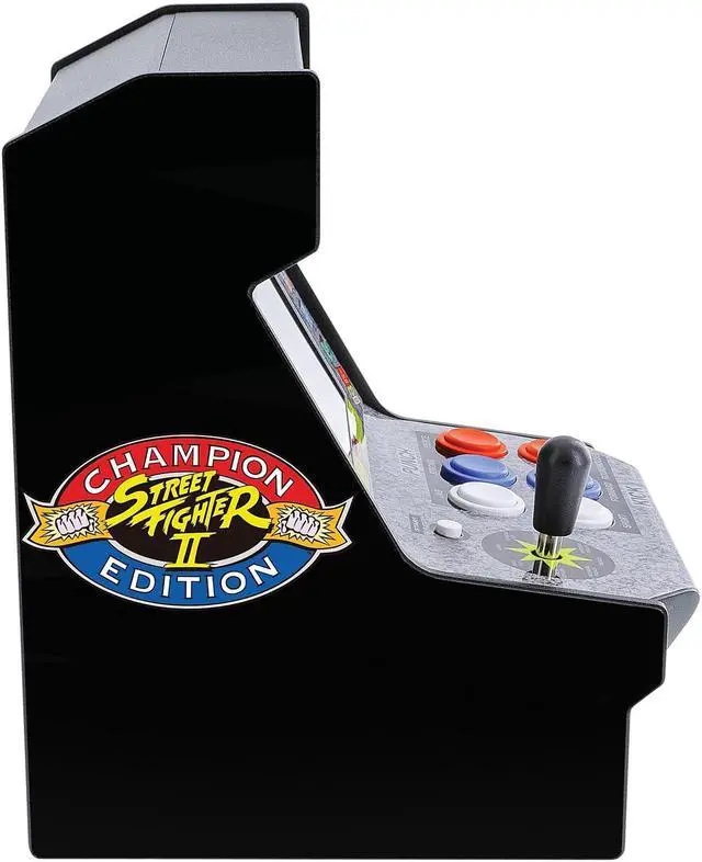 Alt view image 15 of 19 - My Arcade Street Fighter II 2 Champion Edition Micro Player-Fully Playable Includes CO/VS Link for Multiplayer Action, 7.5 Inch Collectible Tabletop Video Game