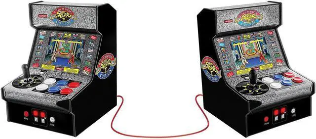 Alt view image 19 of 19 - My Arcade Street Fighter II 2 Champion Edition Micro Player-Fully Playable Includes CO/VS Link for Multiplayer Action, 7.5 Inch Collectible Tabletop Video Game