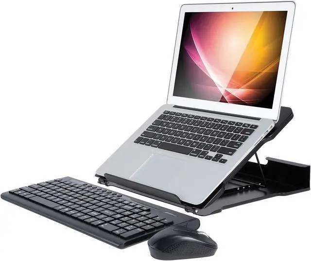 Alt view image 18 of 19 - Allsop 32147 Metal Art Adjustable Laptop Stand, Black
