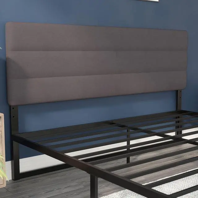 Alt view image 15 of 16 - Cambridge Tufted Upholstered King Size Headboard in Navy Fabric