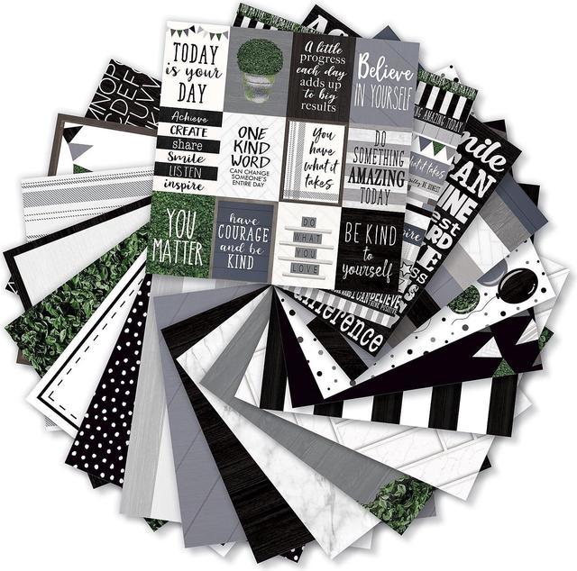 Teacher Created Resources 12 X 12 Construction Paper Black/white