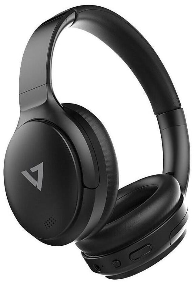 Alt view image 13 of 20 - V7 HB800ANC Wireless Bluetooth Stereo ANC Headphones - Black