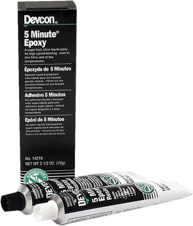 Alt view image 5 of 5 - 2 Tubes 2.5Oz 5-Minuteepoxy Liqui