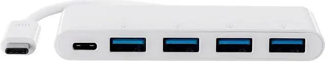 Alt view image 7 of 7 - Monoprice USB-C to 4x USB-A 3.0 and USB-C (F) Adapter, Compatible With USB-C Equipped Laptops, Such As The Apple Macbook And Google Chromebook - Select Series