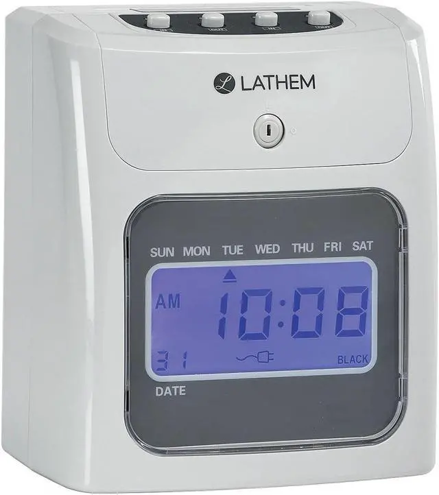 Alt view image 11 of 13 - Lathem 400EKIT Time Clock Bundle