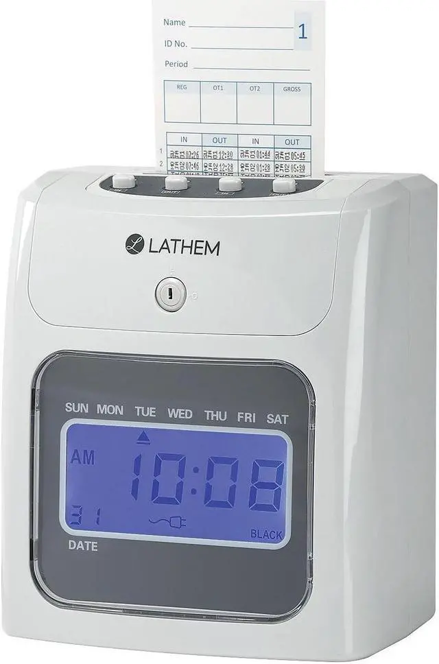 Alt view image 12 of 13 - Lathem 400EKIT Time Clock Bundle