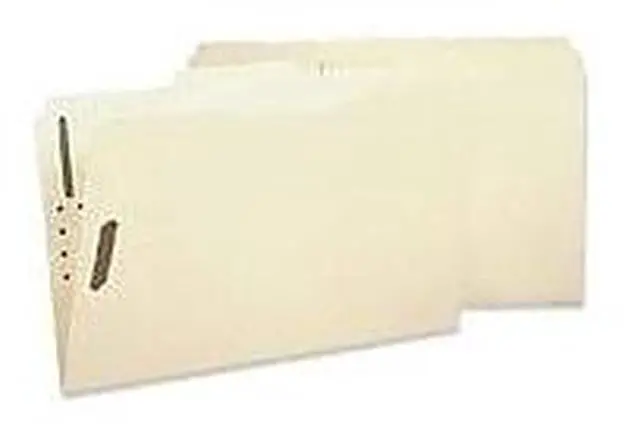 Main image of Sparco Fastener Fldr w/2-Ply Tab 2 Fstnr 1/3 Tab Lgl 50/BX MA SP17231