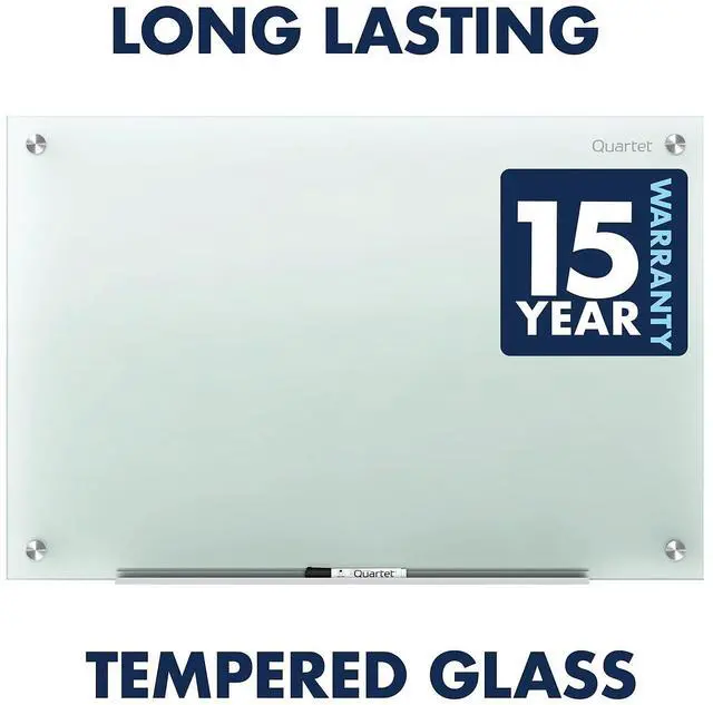 Alt view image 13 of 16 - Quartet G4836F Infinity Glass Marker Board, Frosted, 48 x 36, 1 Each