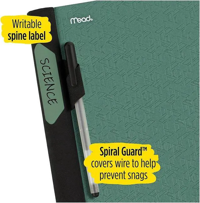 Alt view image 9 of 10 - Five Star Advance 3-Subject Notebooks 8.5" x 11" College Ruled 150 Sheets Assorted Colors (06324)
