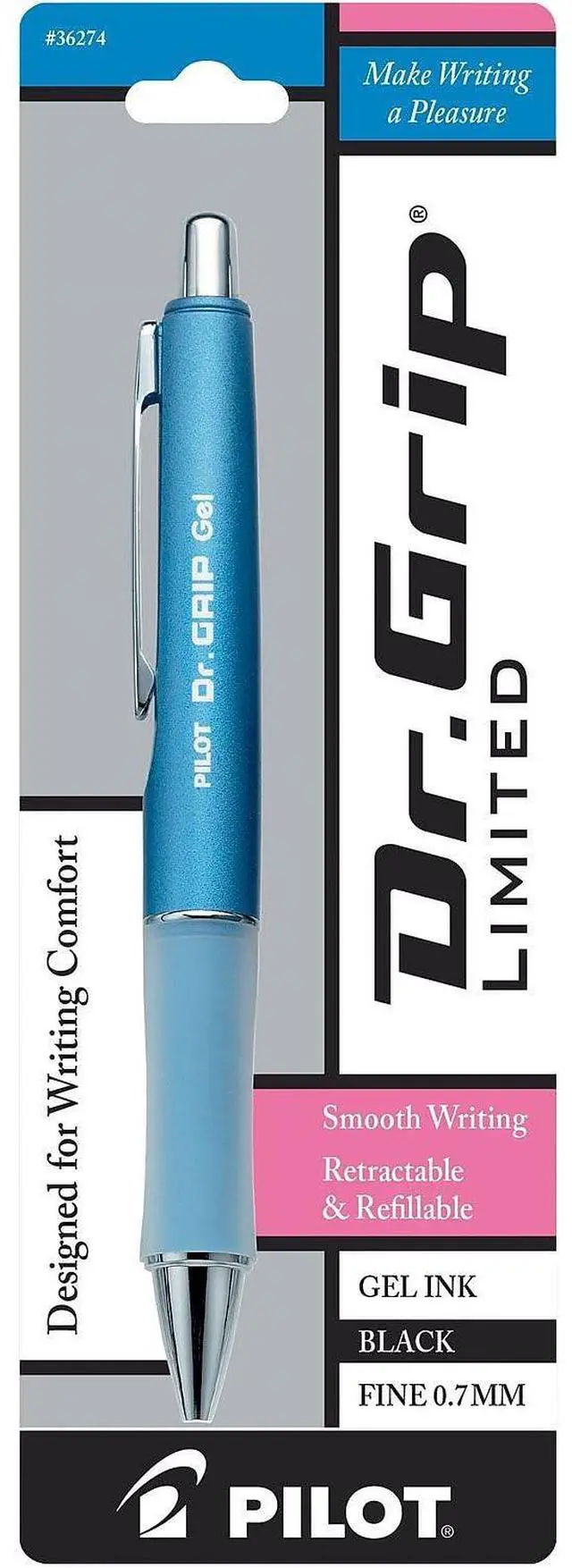 Alt view image 2 of 9 - Pilot Pen Gel Retractable Black Ink/Assorted Barrel 36274