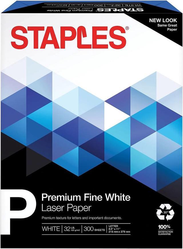 Staples 30% Recycled 8.5 x 11 Multipurpose Paper, 32 lbs., 100