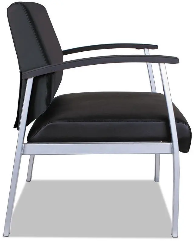 Alt view image 4 of 20 - Alera metaLounge Series High-Back Guest Chair 27.55" x 23.81" x 17.71" Black ML2219