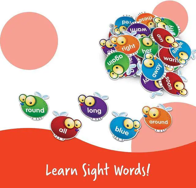 Alt view image 15 of 18 - Learning Resources LER8598 Sight Words Swat A Sight Words Game