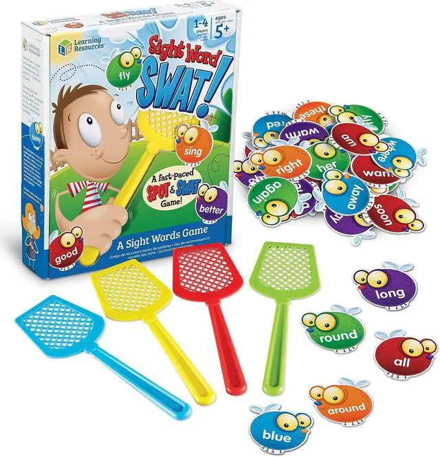 Alt view image 5 of 18 - Learning Resources LER8598 Sight Words Swat A Sight Words Game