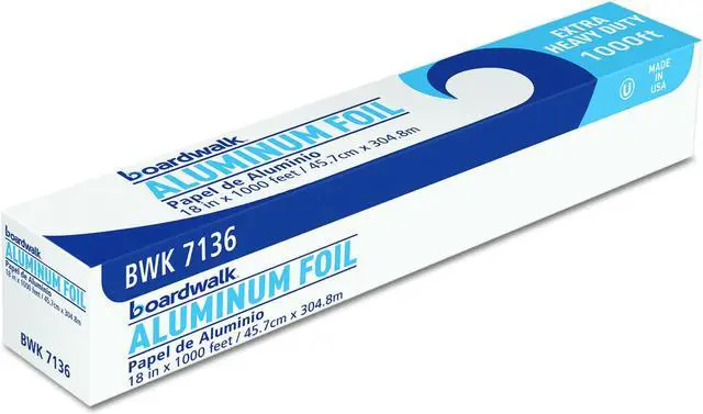 Alt view image 2 of 14 - Heavy-Duty Aluminum Foil Roll, 18" x 1,000 ft 7136